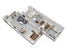 2 bedroom 2 bath 1036 sqft floor plan